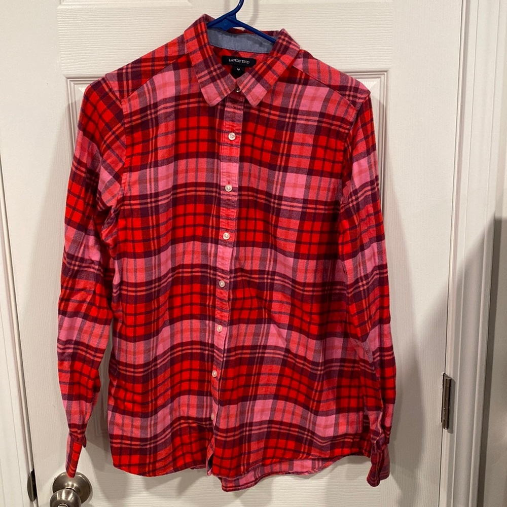 Red Flannel Button Down